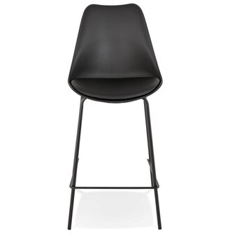 Halfhoge zwarte barkruk &#039;LEMON MINI&#039;