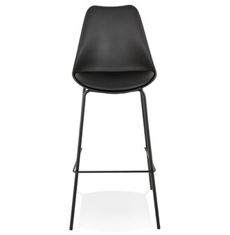 Zwarte design barkruk &#039;LEMON&#039;