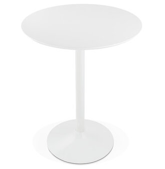 Staantafel / hoge tafel &#039;MADISON&#039; wit - &Oslash; 90 cm