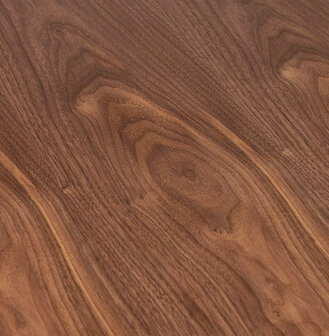 Staantafel / hoge tafel &#039;OSTERIA&#039; met notenhouten afwerking - &Oslash; 90 cm