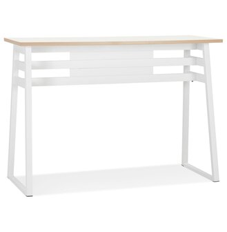 Witte hoge bartafel &#039;NIKI&#039; - 150x60 cm