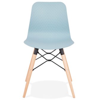Scandinavische stoel &#039;TONIC&#039; blauw design