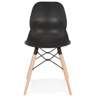 Zwarte moderne Scandinavische stoel &#039;EPIK&#039;
