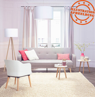 Inschuifbare ronde tafel &#039;GABY&#039; Scandinavische stijl