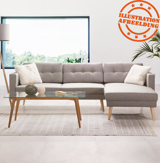 Lage design salontafel &#039;MOLY&#039; van glas