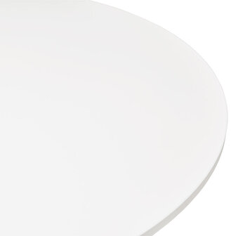 Lage loungetafel HOUSTON wit - &Oslash; 90 cm