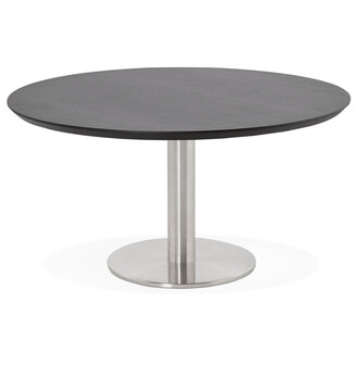 Lage loungetafel AGUA zwart - &Oslash; 90 cm