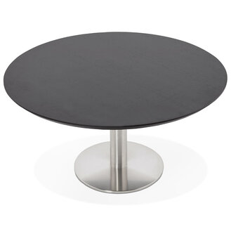 Lage loungetafel AGUA zwart - &Oslash; 90 cm