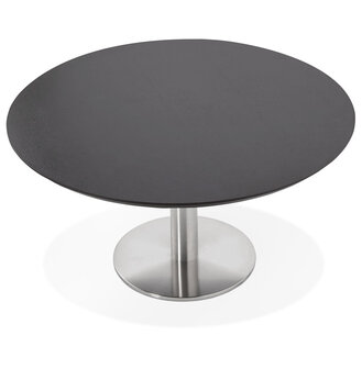 Lage loungetafel AGUA zwart - &Oslash; 90 cm