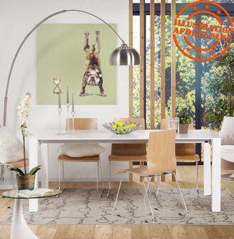 Uitschuifbare, witte, matte design tafel &#039;MAMAT&#039; - 190(270)x95 cm