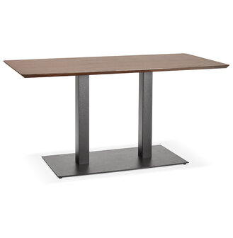 Design tafel / bureau &#039;ZUMBA&#039; met notenhouten afwerking - 150x70 cm