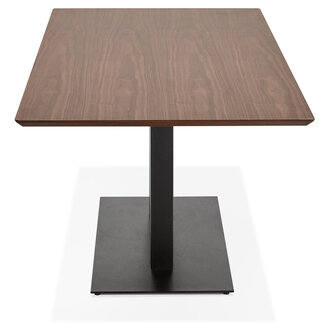 Design tafel / bureau &#039;ZUMBA&#039; met notenhouten afwerking - 180x90 cm