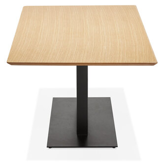 Design tafel / bureau &#039;ZUMBA&#039; met natuurlijk houten afwerking - 180x90 cm
