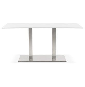 Design tafel / bureau &#039;DENVER&#039; wit - 160x80 cm