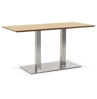 Design tafel / bureau &#039;MAMBO&#039; met natuurlijk houten afwerking - 150x70 cm