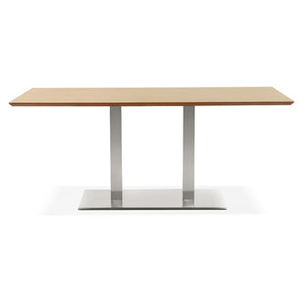Design tafel / bureau &#039;MAMBO&#039; met natuurlijk houten afwerking - 180x90 cm