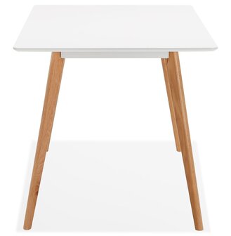 Design witte &#039;MARIUS&#039; tafel / bureau in Scandinavische stijl - 120x80 cm