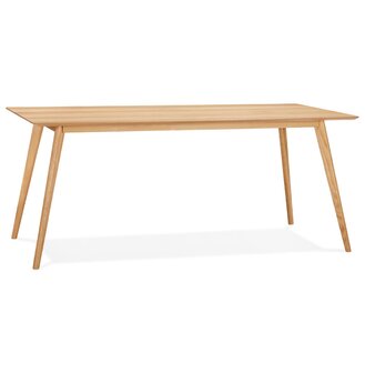 BARISTA&#039; design eettafel / bureau in hout in Scandinavische stijl - 180x90 cm