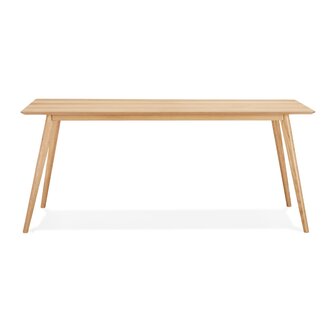 BARISTA&#039; design eettafel / bureau in hout in Scandinavische stijl - 180x90 cm