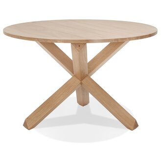 Ronde massief eiken &#039;FATY&#039; designtafel