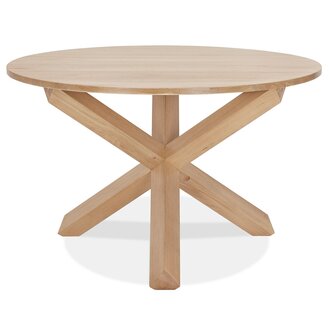 Ronde massief eiken &#039;FATY&#039; designtafel