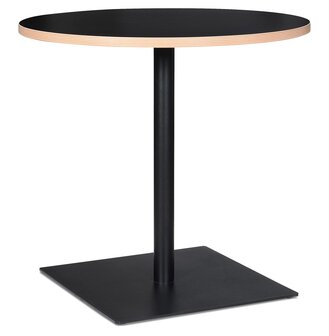 Zwarte ronde tafel &#039;FUSION ROUND&#039; - &Oslash; 80 cm