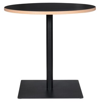 Zwarte ronde tafel &#039;FUSION ROUND&#039; - &Oslash; 80 cm