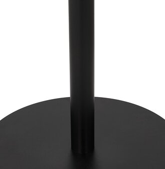 Zwart rond bistrotafel &#039;YOGI&#039; - &Oslash; 80 cm