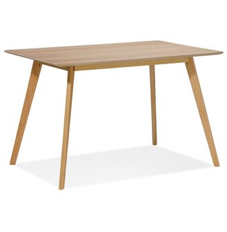 Design &#039;MARIUS&#039; tafel / bureau in hout met natuurlijke afwerking - 120x80 cm