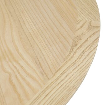 Ronde eettafel &#039;PERI&#039; van natuurlijk hout - &oslash; 120 cm