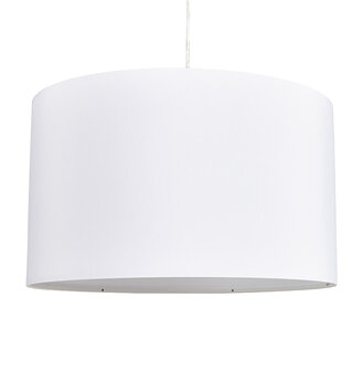 Ronde hanglamp &#039;BUNGEE&#039; met witte lampenkap