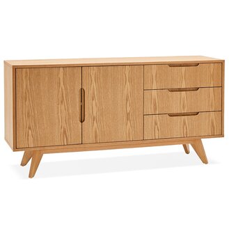 Designkast &#039;PORTOBELLO&#039; in hout met natuurlijke afwerking