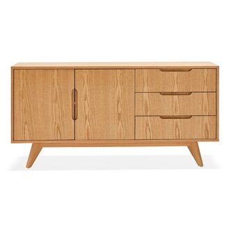 Designkast &#039;PORTOBELLO&#039; in hout met natuurlijke afwerking
