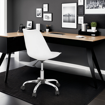 Witte design bureaustoel &#039;MONKY&#039;