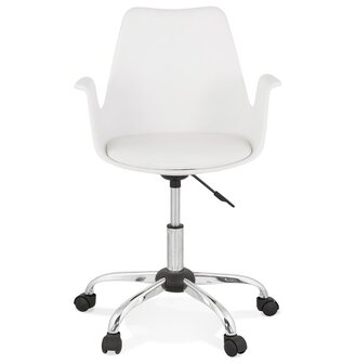 Witte design bureaustoel &#039;TRIP&#039; met armleuningen