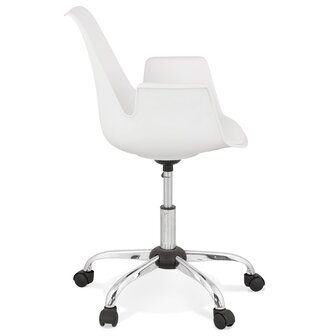 Witte design bureaustoel &#039;TRIP&#039; met armleuningen