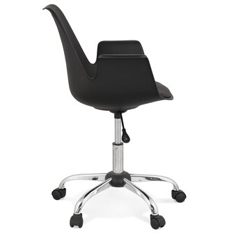 Zwarte design bureaustoel &#039;TRIP&#039; met armleuningen