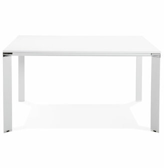 Vergadertafel / bench bureau &#039;XLINE SQUARE&#039; in het wit - 140x140 cm
