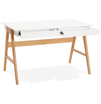 Recht, wit design bureau &#039;SIROKO&#039; in Scandinavische stijl - 120x70 cm