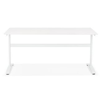 Grote rechte bureau &#039;CRYPTO&#039; wit - 160x80 cm