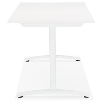Grote rechte bureau &#039;CRYPTO&#039; wit - 160x80 cm