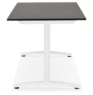 Grote rechte bureau &#039;CRYPTO&#039; zwart - 160x80 cm