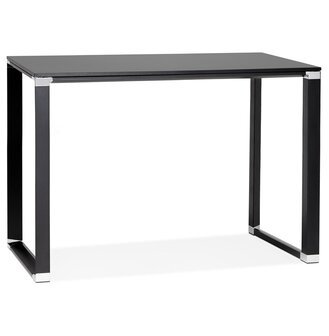 Hoge tafel/bureau van zwart hout &#039;XLINE HIGH TABLE&#039; - 140x70 cm