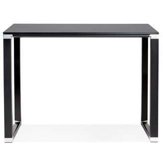 Hoge tafel/bureau van zwart hout &#039;XLINE HIGH TABLE&#039; - 140x70 cm