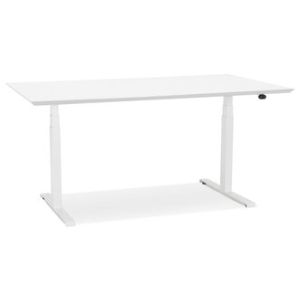 Witte elektrische zit/sta-bureau &#039;BIONIK&#039; - 150x70 cm