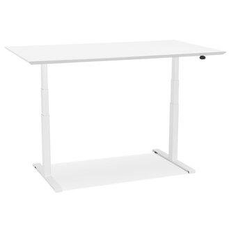 Witte elektrische zit/sta-bureau &#039;BIONIK&#039; - 150x70 cm