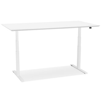 Witte elektrische zit/sta-bureau &#039;BIONIK&#039; - 180x90 cm