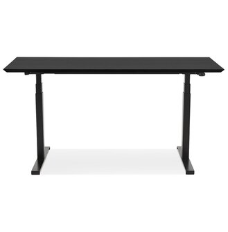 Zwarte elektrische zit/sta-bureau &#039;BIONIK&#039; - 150x70 cm