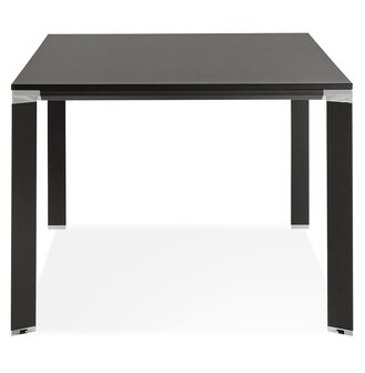 Vergader- / eettafel design &lsquo;XLINE&#039; in zwart hout - 200x100 cm