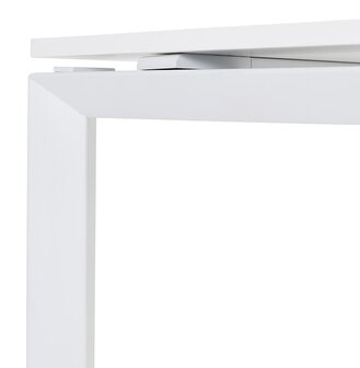 Witte vergadertafel / bench-bureau &#039;BAKUS SQUARE&#039; - 140x140 cm